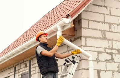 Pose et remplacement de gouttières à Escornebœuf